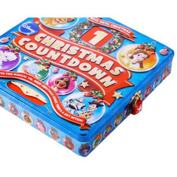 Disney Christmas Countdown Tin with Storytime Book - Picture 3 of 11